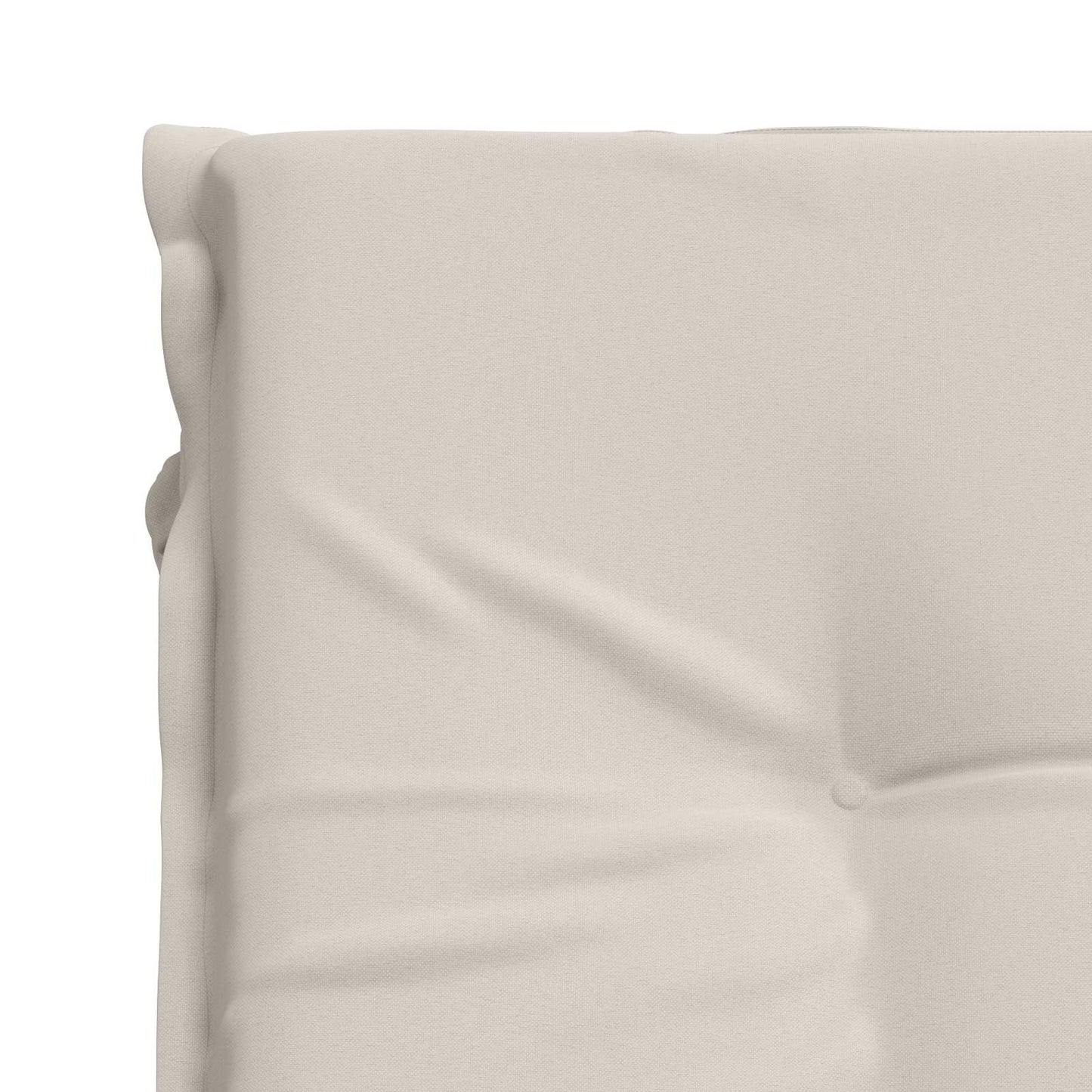 vidaXL Sunlounger Cushion GEMERT 100% Polyester White 190 x 80 x 9 cm