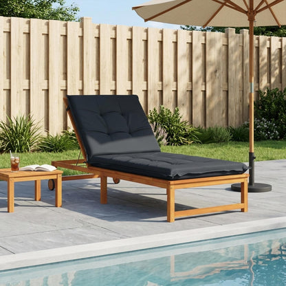 vidaXL Sunlounger Cushion GEMERT 100% Polyester Dark Blue