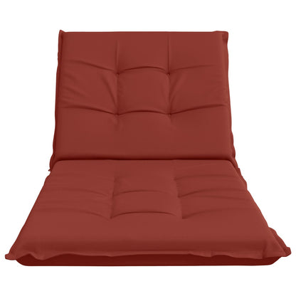vidaXL Sunlounger Cushion GEMERT 100% Polyester Red 190 x 80 x 9 cm