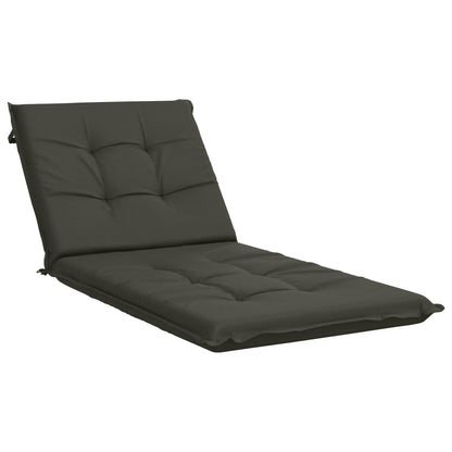 vidaXL Sunlounger Cushion GEMERT 100% Polyester Anthracite