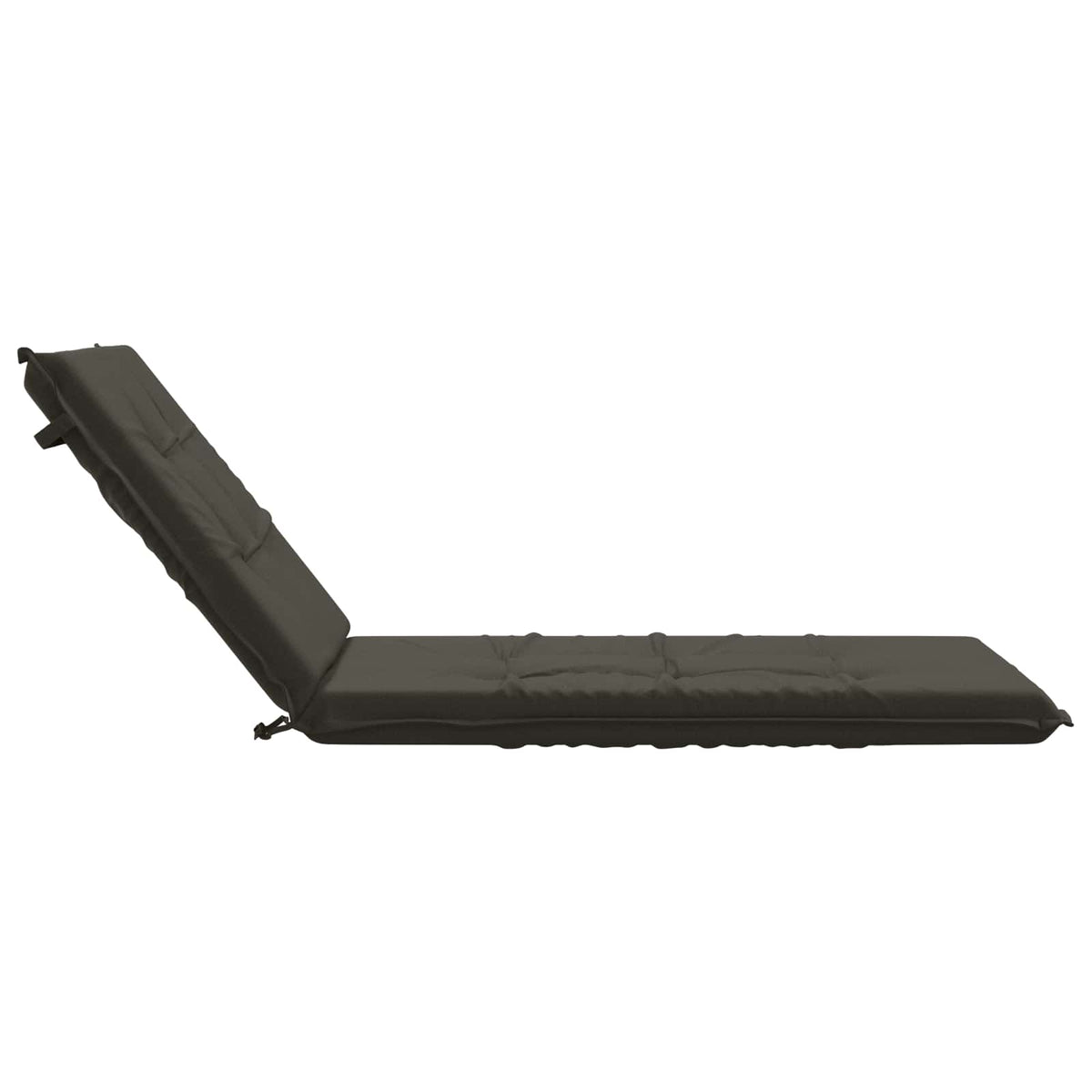 vidaXL Sunlounger Cushion GEMERT 100% Polyester Anthracite