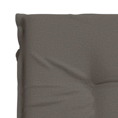 vidaXL Sunlounger Cushion GEMERT 100% Polyester Grey 190 x 80 x 9 cm