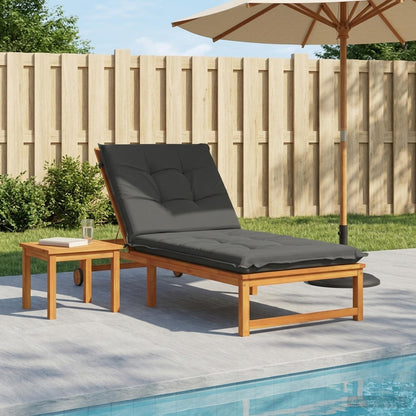 vidaXL Sunlounger Cushion GEMERT 100% Polyester Anthracite