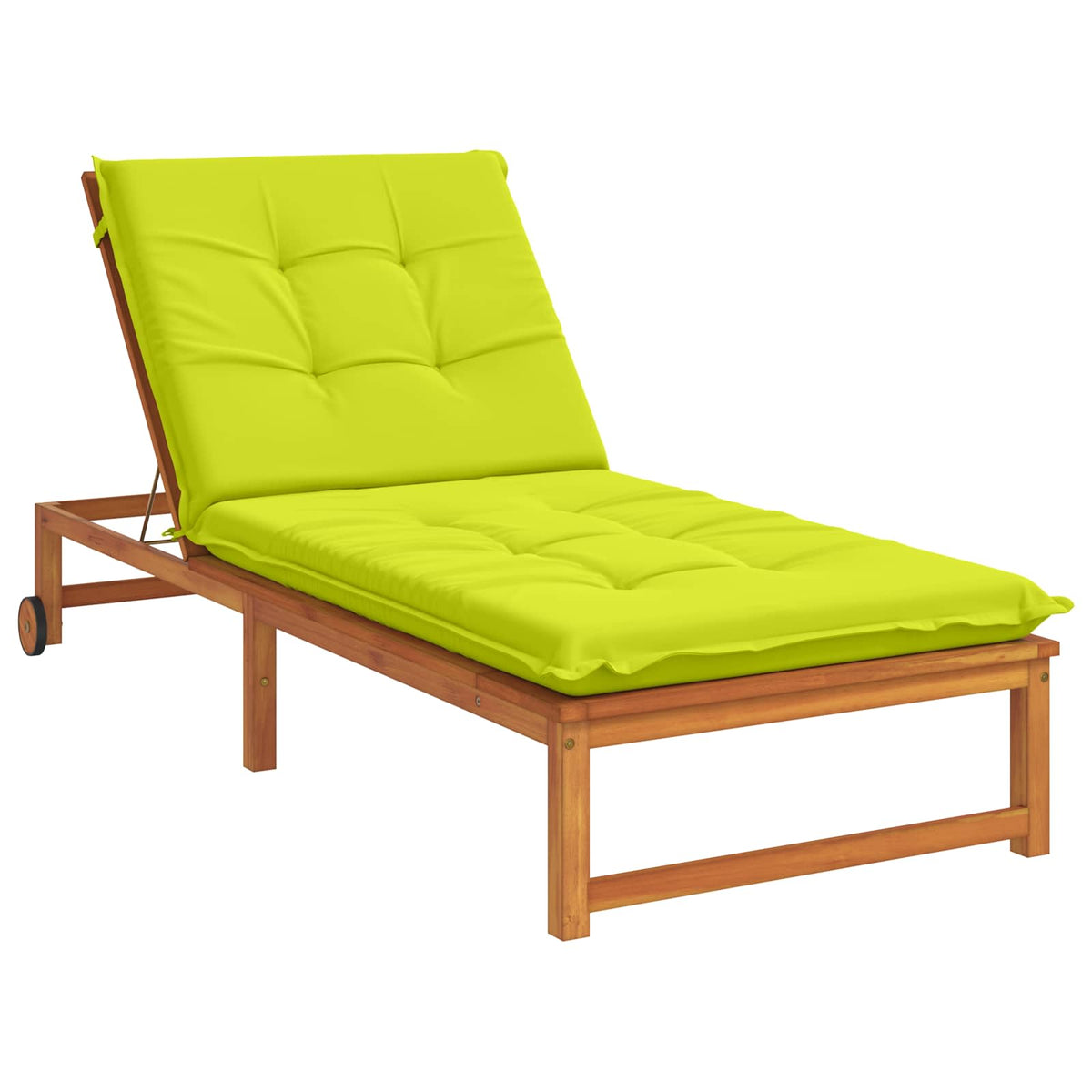 vidaXL Sunlounger Cushion GEMERT 100% Polyester Bright Green