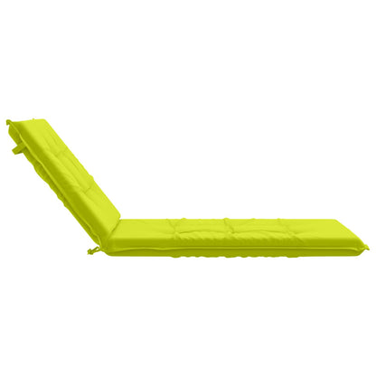 vidaXL Sunlounger Cushion GEMERT 100% Polyester Bright Green
