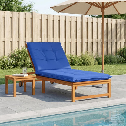 vidaXL Sunlounger Cushion GEMERT 100% Polyester Royal Blue