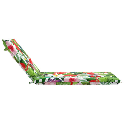 vidaXL Sunlounger Cushion GEMERT 100% Polyester Multicolour