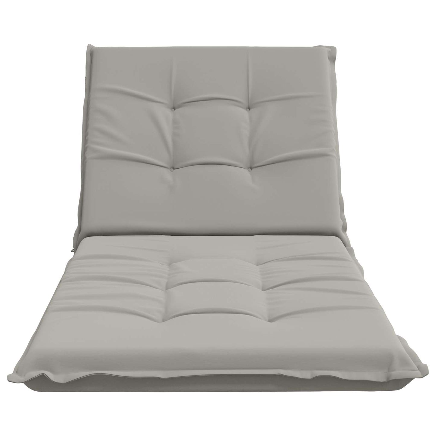 vidaXL Sunlounger Cushion GEMERT 100% Polyester Grey 190 x 80 x 9 cm