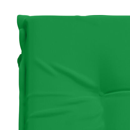 vidaXL Sunlounger Cushion GEMERT 100% Polyester Green 190 x 80 x 9 cm
