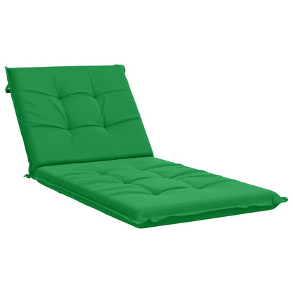 vidaXL Sunlounger Cushion GEMERT 100% Polyester Green 190 x 80 x 9 cm