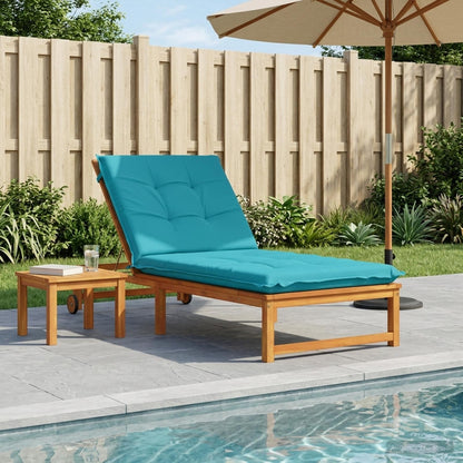 vidaXL Sunlounger Cushion GEMERT 100% Polyester Turquoise