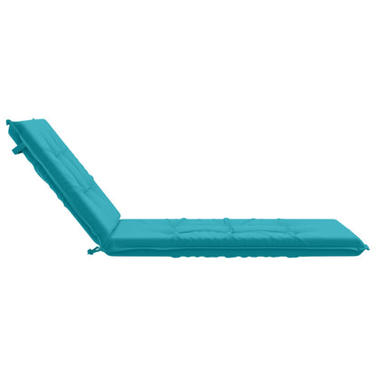 vidaXL Sunlounger Cushion GEMERT 100% Polyester Turquoise