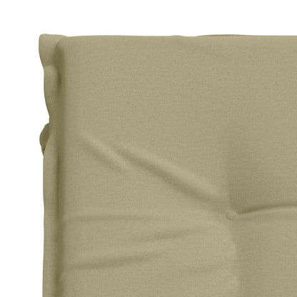 vidaXL Sunlounger Cushion GEMERT 100% Polyester Light Green