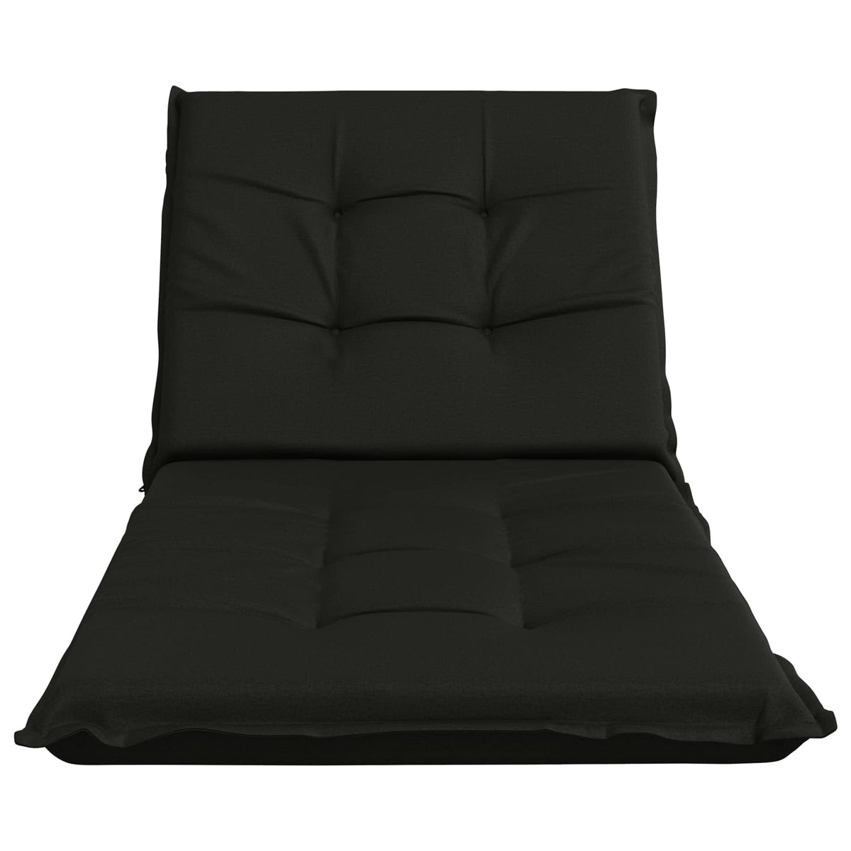 vidaXL Sunlounger Cushion GEMERT 100% Polyester Black 190 x 90 x 9 cm