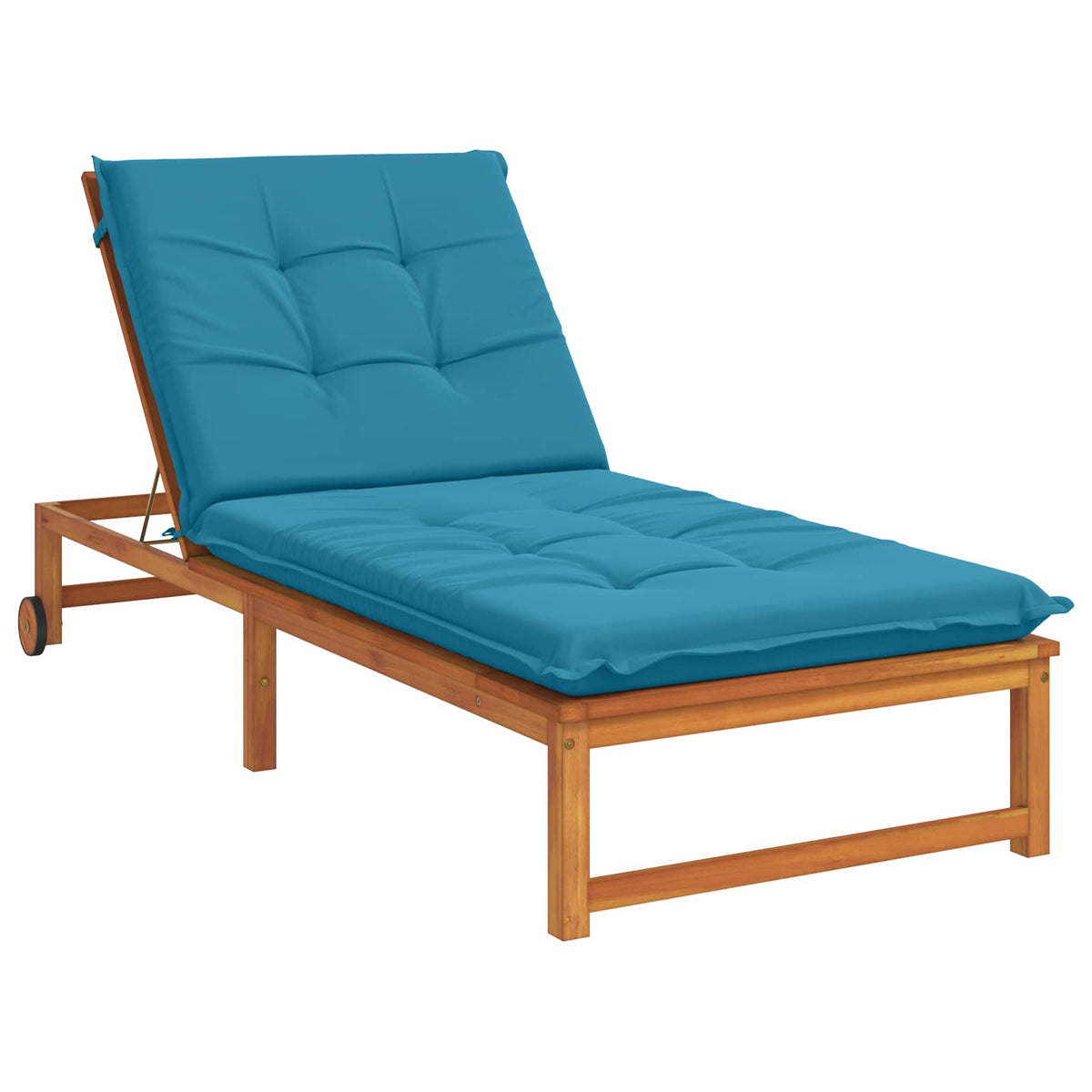 vidaXL Sunlounger Cushion GEMERT 100% Polyester Light Blue