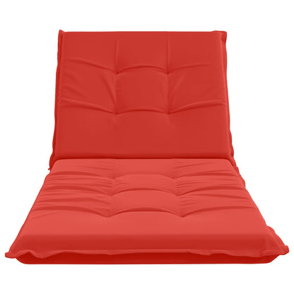vidaXL Sunlounger Cushion GEMERT 100% Polyester Red 190 x 90 x 9 cm