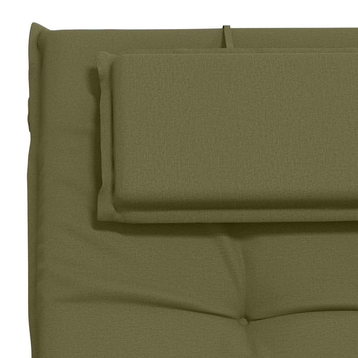vidaXL Sunlounger Cushion GEMERT 100% Polyester Olive Green