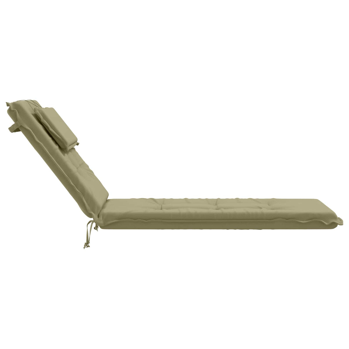 vidaXL Sunlounger Cushion GEMERT 100% Polyester Light Green