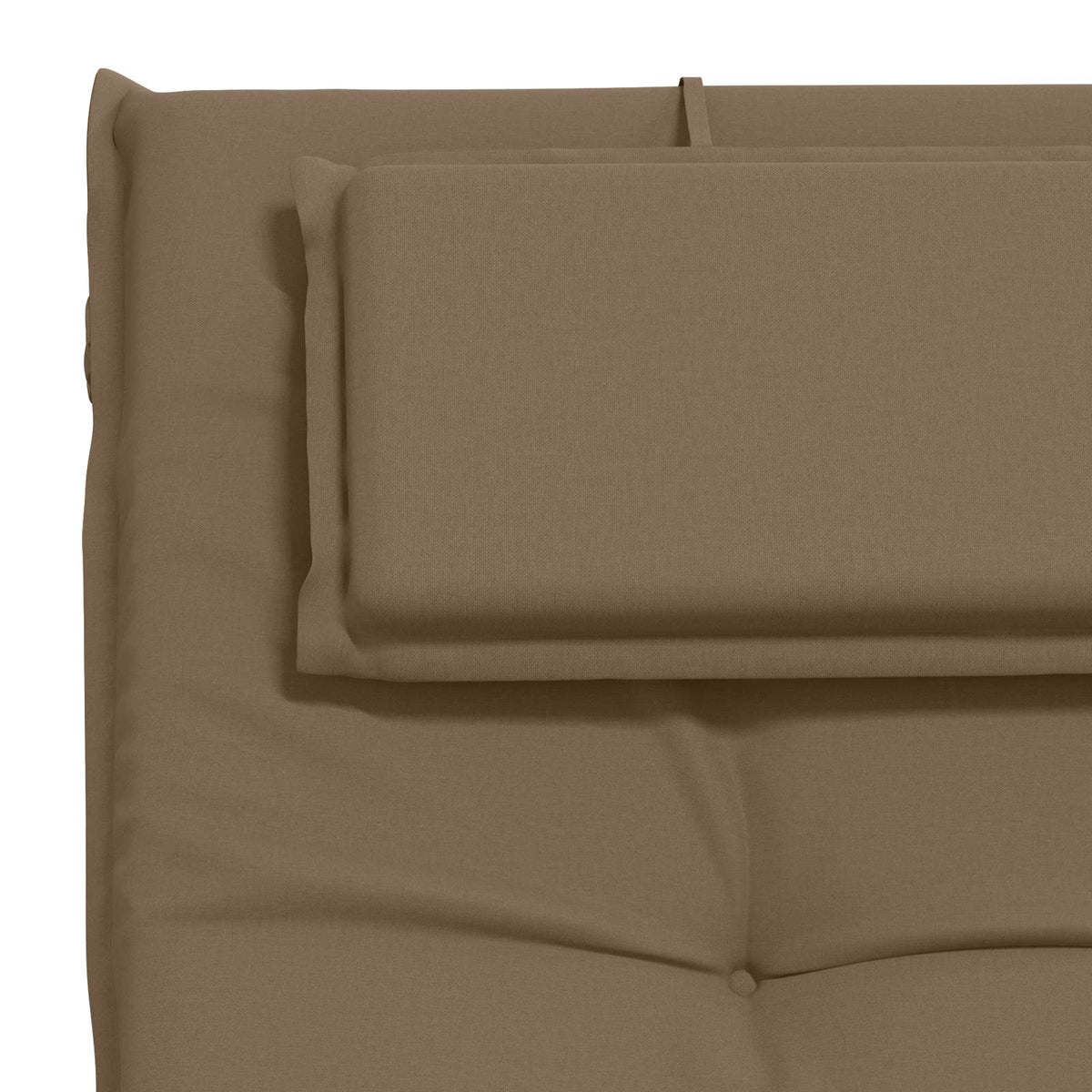 vidaXL Sunlounger Cushion GEMERT 100% Polyester Taupe 190 x 50 x 9 cm
