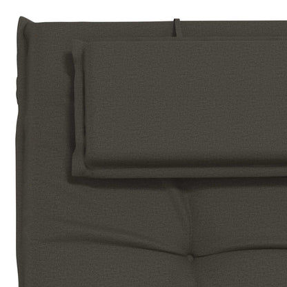 vidaXL Sunlounger Cushion GEMERT 100% Polyester Anthracite