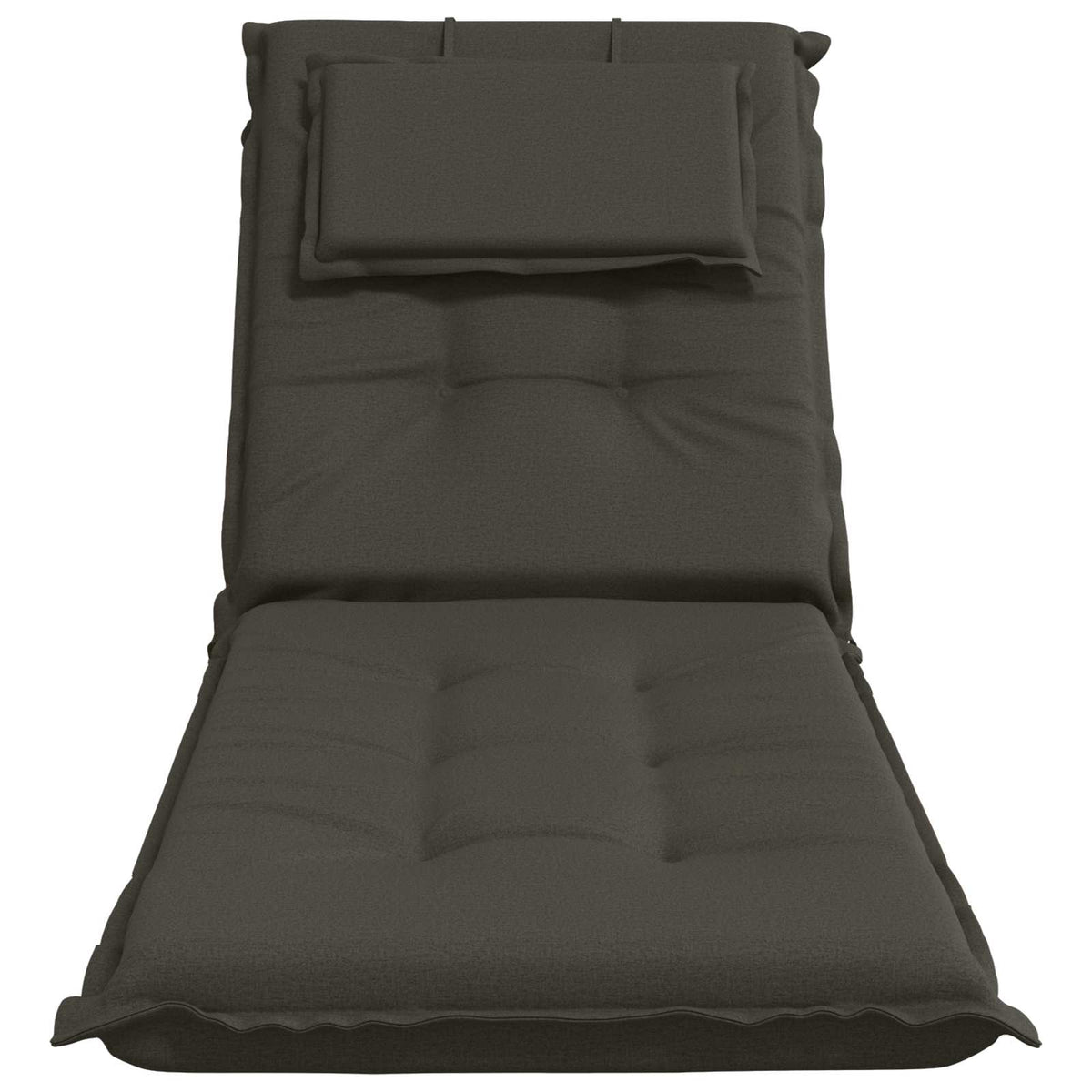 vidaXL Sunlounger Cushion GEMERT 100% Polyester Anthracite