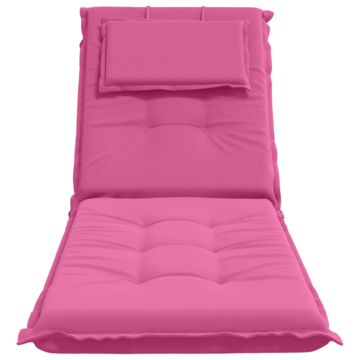 vidaXL Sunlounger Cushion GEMERT 100% Polyester Pink 190 x 50 x 9 cm