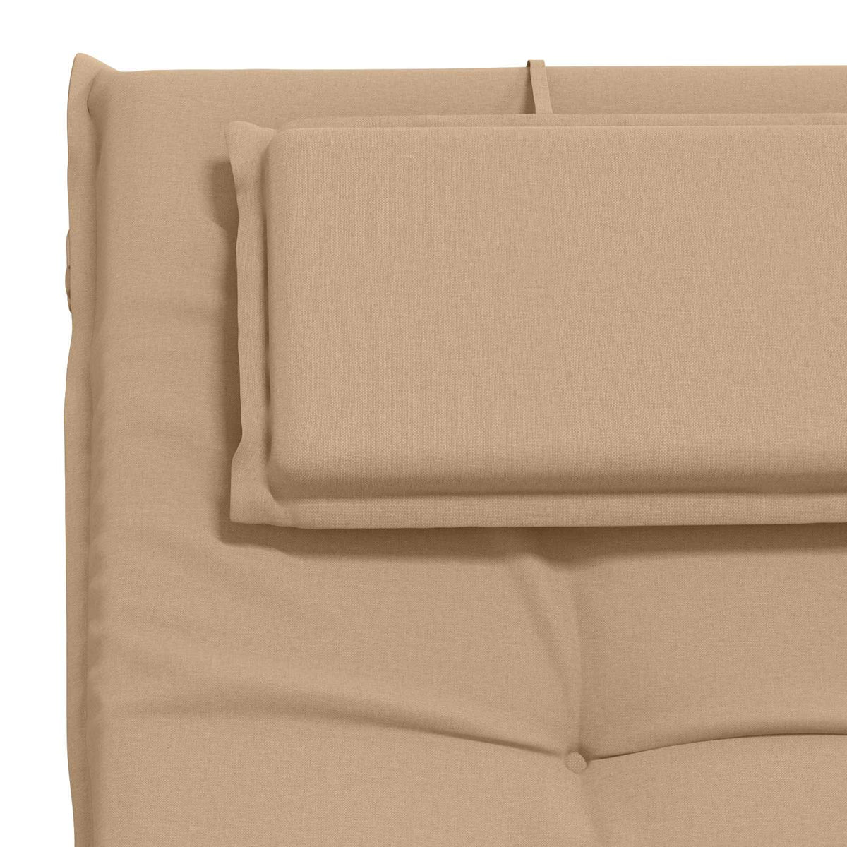 vidaXL Sunlounger Cushion GEMERT 100% Polyester Sand 190 x 60 x 9 cm