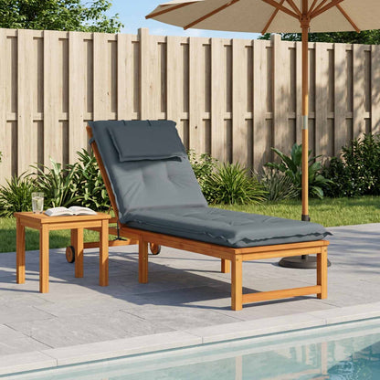 vidaXL Sunlounger Cushion GEMERT 100% Polyester Blue 190 x 60 x 9 cm