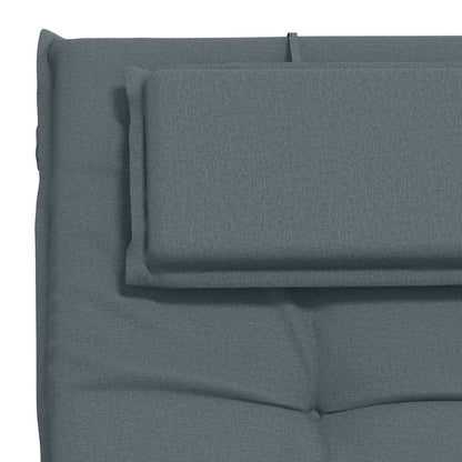 vidaXL Sunlounger Cushion GEMERT 100% Polyester Blue 190 x 60 x 9 cm
