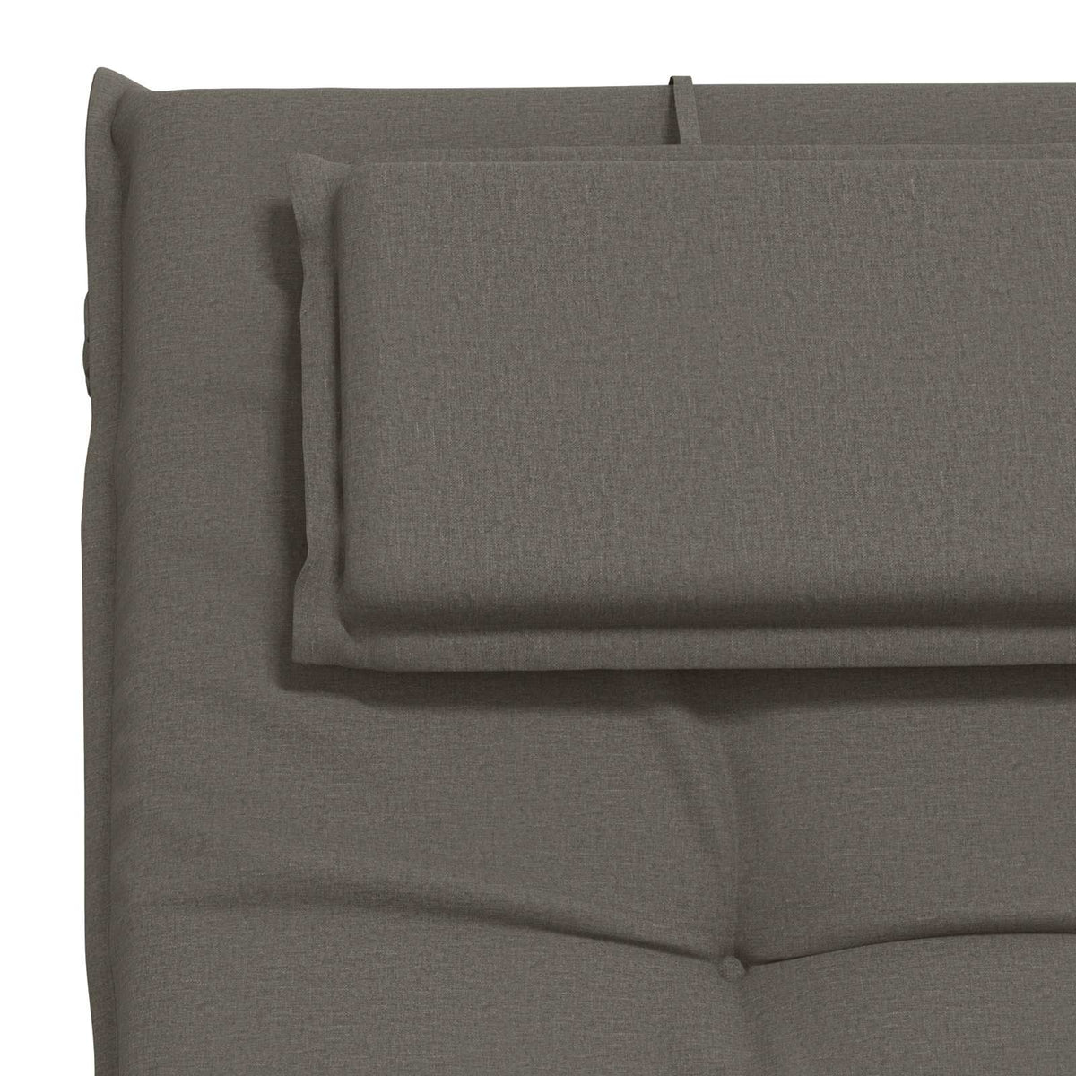 vidaXL Sunlounger Cushion GEMERT 100% Polyester Grey 190 x 60 x 9 cm