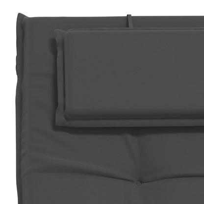 vidaXL Sunlounger Cushion GEMERT 100% Polyester Anthracite