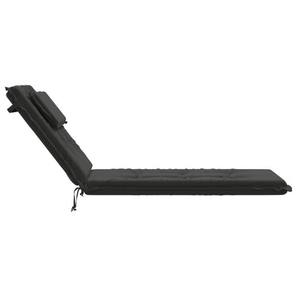 vidaXL Sunlounger Cushion GEMERT 100% Polyester Anthracite