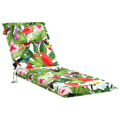 vidaXL Sunlounger Cushion GEMERT 100% Polyester Multicolour