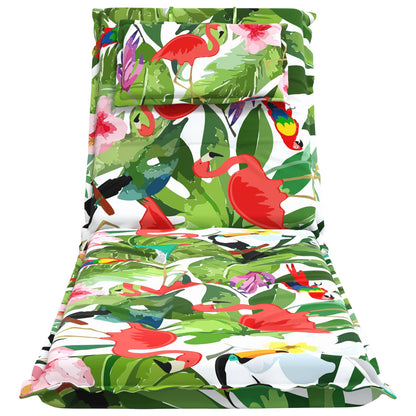vidaXL Sunlounger Cushion GEMERT 100% Polyester Multicolour