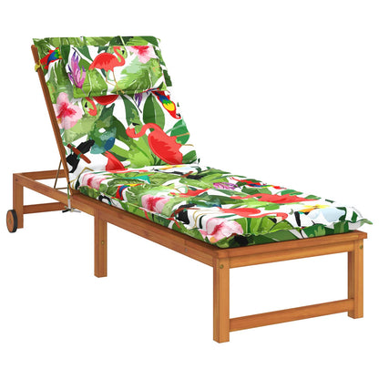 vidaXL Sunlounger Cushion GEMERT 100% Polyester Multicolour
