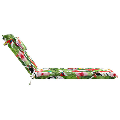 vidaXL Sunlounger Cushion GEMERT 100% Polyester Multicolour