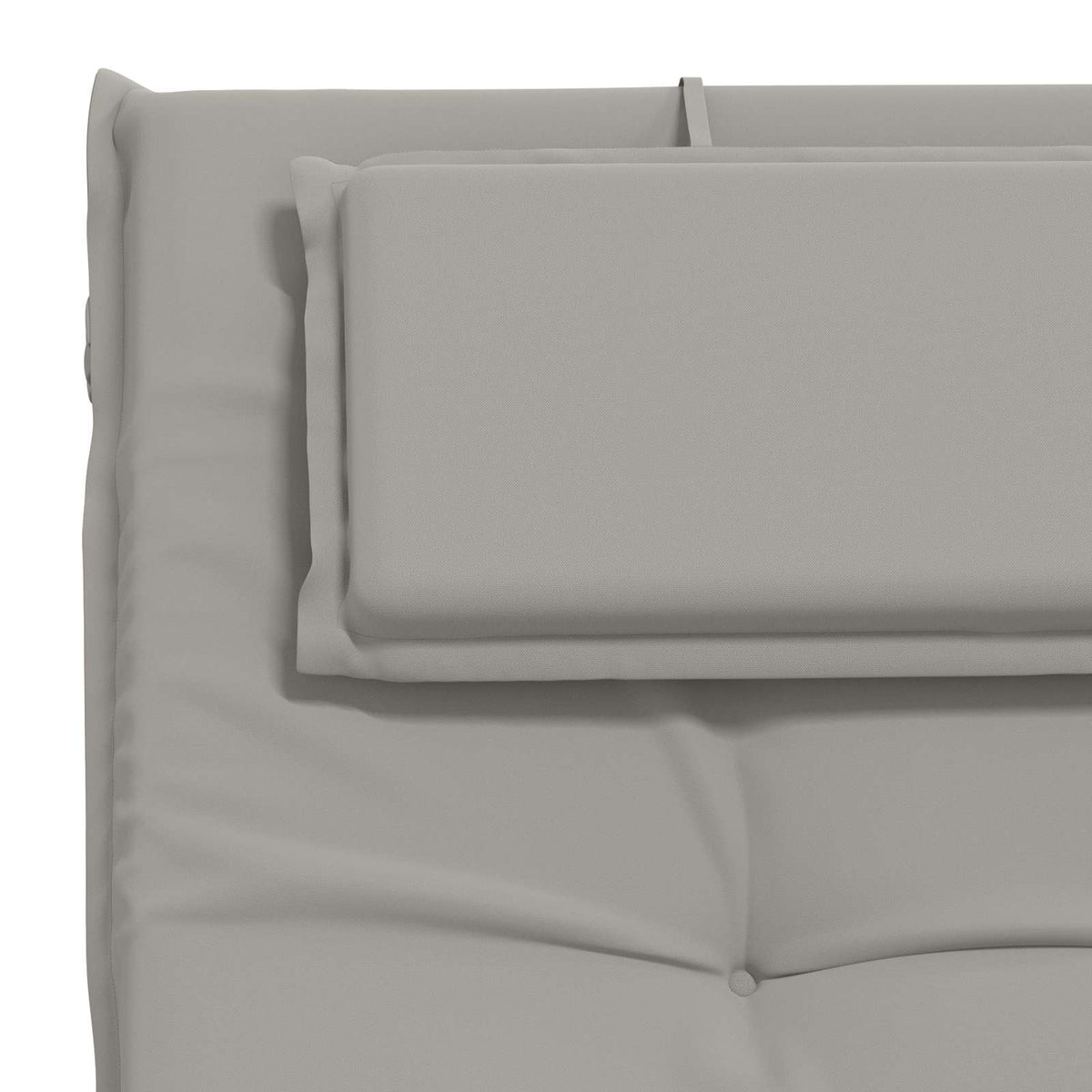 vidaXL Sunlounger Cushion GEMERT 100% Polyester Grey 190 x 60 x 9 cm