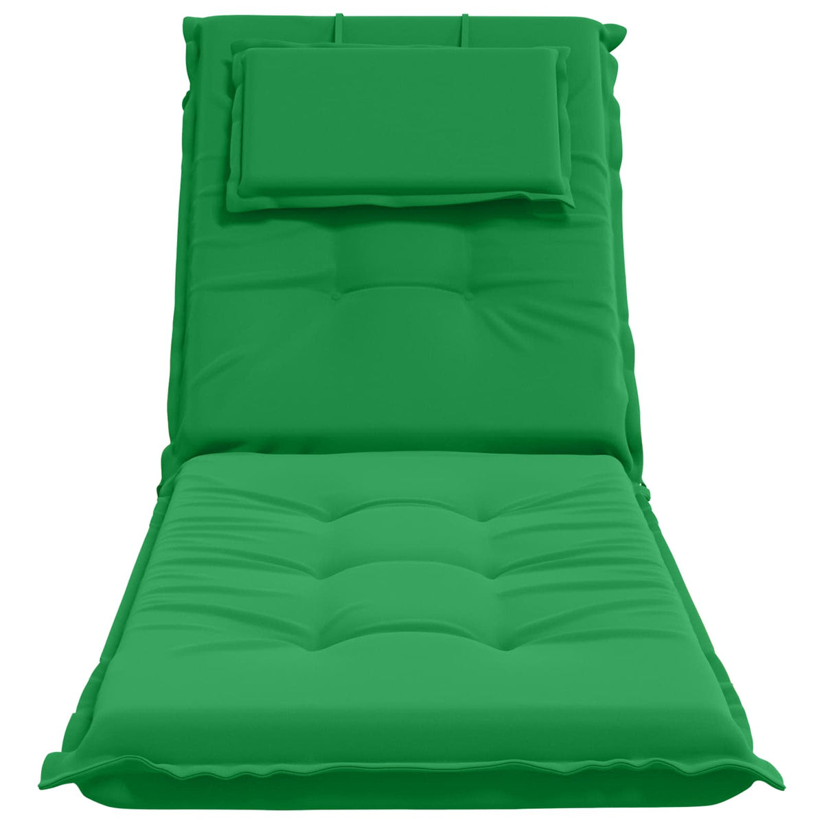 vidaXL Sunlounger Cushion GEMERT 100% Polyester Green 190 x 60 x 9 cm
