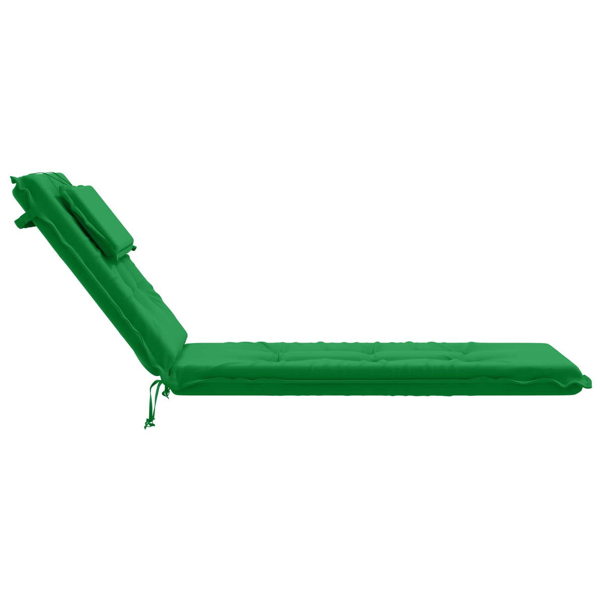 vidaXL Sunlounger Cushion GEMERT 100% Polyester Green 190 x 60 x 9 cm
