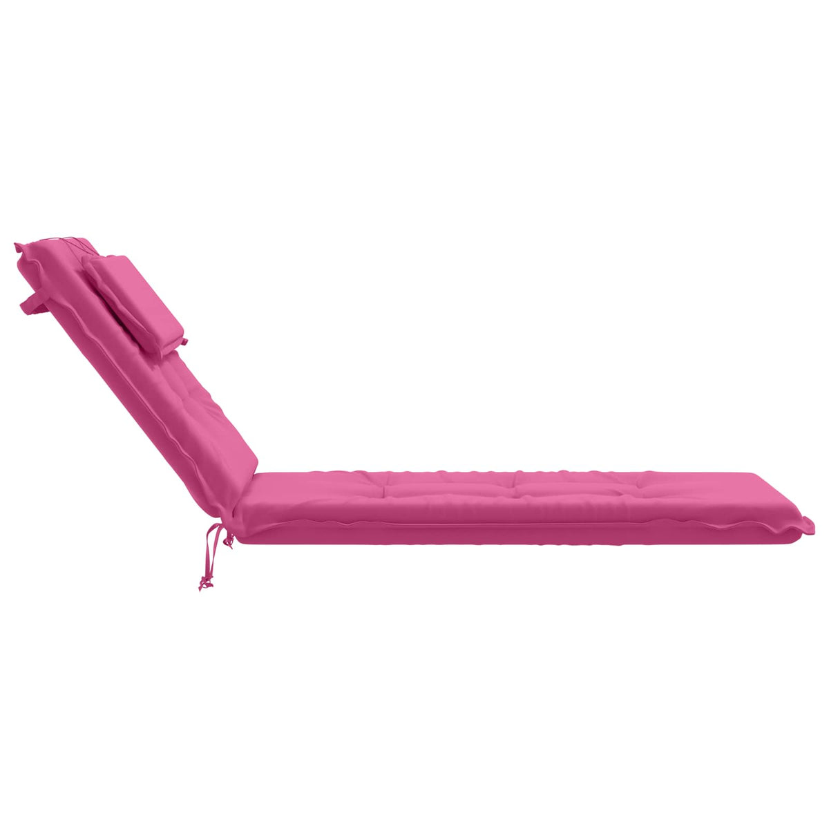 vidaXL Sunlounger Cushion GEMERT 100% Polyester Pink 190 x 60 x 9 cm