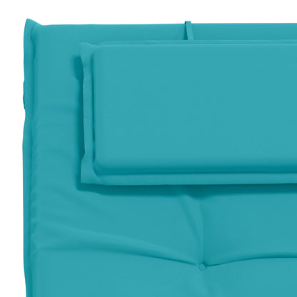 vidaXL Sunlounger Cushion GEMERT 100% Polyester Turquoise