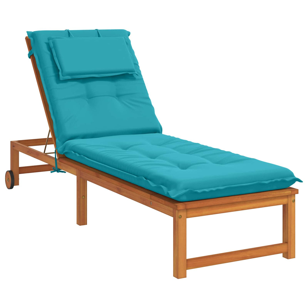 vidaXL Sunlounger Cushion GEMERT 100% Polyester Turquoise