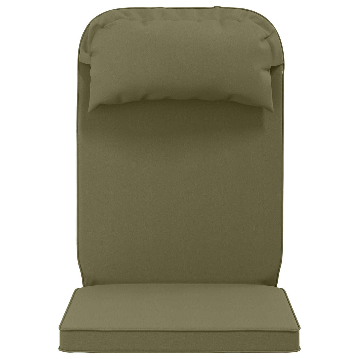 vidaXL Sun Lounger Cushion 100% Polyester Olive Green 55 x 124 x 5 cm