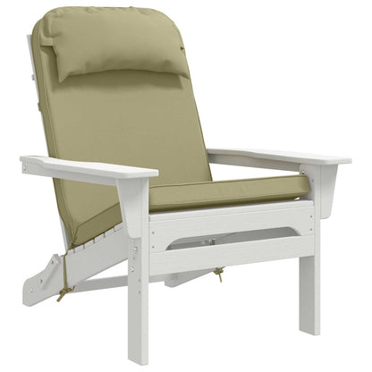 vidaXL Sun Lounger Cushion 100% Polyester Light Green 55 x 124 x 5 cm