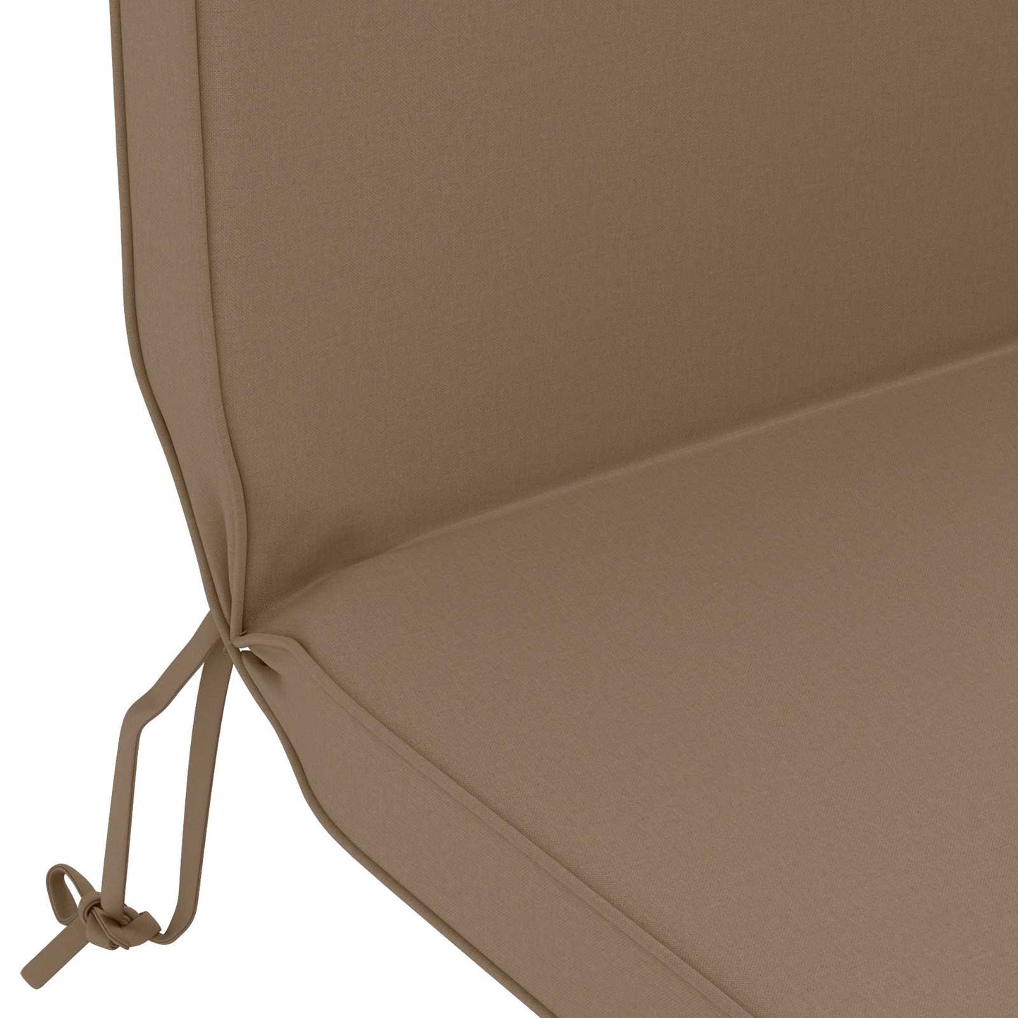 vidaXL Sun Lounger Cushion 100% Polyester Taupe 55 x 124 x 5 cm