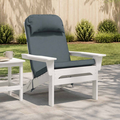 vidaXL Adirondack Chair Cushion 100% Polyester Blue 124 x 55 x 5 cm