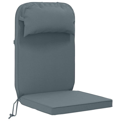 vidaXL Adirondack Chair Cushion 100% Polyester Blue 124 x 55 x 5 cm