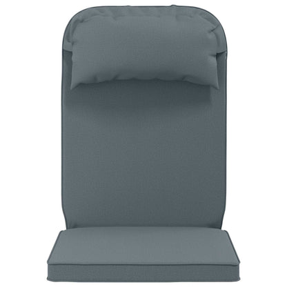 vidaXL Adirondack Chair Cushion 100% Polyester Blue 124 x 55 x 5 cm