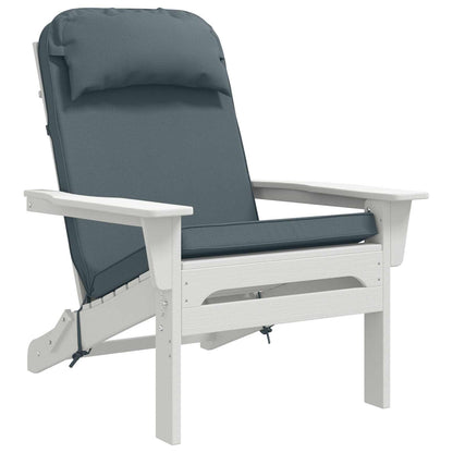 vidaXL Adirondack Chair Cushion 100% Polyester Blue 124 x 55 x 5 cm