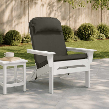 vidaXL Sun Lounger Cushion 100% Polyester Anthracite 55 x 124 x 5 cm